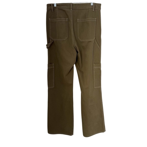 H&M Wide Cargo Trousers Wide Leg Pants Size 12 - Picture 5 of 8
